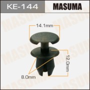 Masuma KE144 Клипса (пластиковая крепежная деталь)