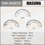 Masuma MK6903 Колодки тормозные