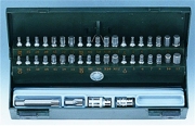 FORCE 4421C Набор бит HEX TORX SPLINE 30-75мм 42пр
