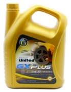 United Oil 8886351362255 Масло моторное синтетика United Oil UNITED GX PLUS 5W-30 4 л.