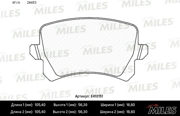 Miles E410151 Колодки тормозные