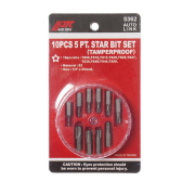 JTC JTC5362 Набор бит 1/4&quot;&quot;DR TORX TS08-TS50 10 предметов в боксе