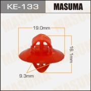 Masuma KE133 Клипса (пластиковая крепежная деталь)