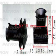 PATRON P370335 Фиксатор пластиковый