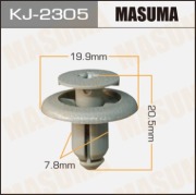 Masuma KJ2305 Клипса (пластиковая крепежная деталь)