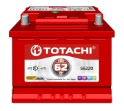 TOTACHI 4589904929984 Батарея аккумуляторная 62А/ч 540А прямая полярн. стандартные (Европа) клеммы