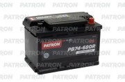 PATRON PB74680R Батарея аккумуляторная 74А/ч 680А 12В обратная поляр. стандартные (Европа) клеммы