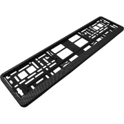 AutoStandart 102615 Рамка-книжка под номерной знак &quot;карбон&quot;,  AutoStandart