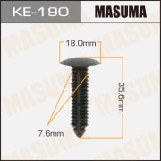 Masuma KE190 Клипса (пластиковая крепежная деталь)