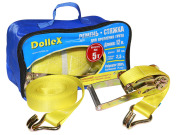 DOLLEX ST125005 Стяжка для крепления груза (12 м х 50 мм), 5 т (лента + механизм) в сумке