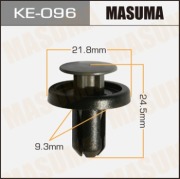 Masuma KE096 Клипса (пластиковая крепежная деталь)