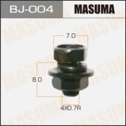 Masuma BJ004 Болт с гайкой MASUMA  М 4x8x0.7,   набор 15шт