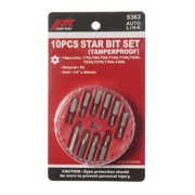 JTC JTC5363 Набор бит 1/4&quot;&quot;DR TORX с отверстием T7H-T40H 10 предметов в боксе