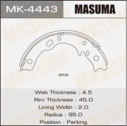 Masuma MK4443 Колодки тормозные
