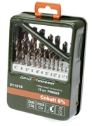 Дело Техники 211519 Набор свёрл по металлу Cobalt 8% (Ø1.0 - 10 мм) 19 шт.