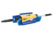 Kraft KT830048 Щетка 20 см для мытья, телескопическая ручка, 73-130 см, алюминий/полипропилен