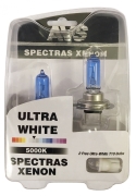 AVS A07250S Газонаполненные лампы AVS SPECTRAS Xenon 5000K H7 12V 75W, комплект 2+2 (T-10) шт.