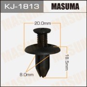 Masuma KJ1813 Клипса (пластиковая крепежная деталь)