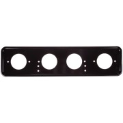 Skyway S04101009 Рамка для номера металл под болт черная с порошковым покрытием без надписи SKYWAY 1шт