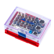 Мастак 05810028C Набор вставок (бит) 1/4&quot;&quot;, PH, PZ, Hex, Torx, Slotted, 28 предметов