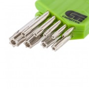 Сибртех 12321 Набор ключей имбусовых Tamper-Torx , 9 шт: ТT10-ТT50.45x, закаленные, короткие, никель Сибртех