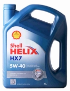 Shell 550040341 Масло моторное полусинтетика 5W-40 4 л.