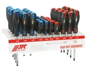 JTC JTC3470S Набор отверток силовых (PH0-PH3 SL3.0-SL8.0) на стенде 44шт JTC /1