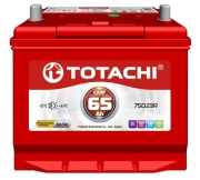 TOTACHI 4589904929809 Батарея аккумуляторная 65А/ч 600А прямая полярн. выносные (Азия) клеммы
