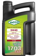 Yacco 301922 Масло моторное Синтетика 5W-40  5 л.
