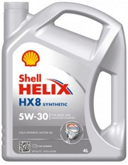 Shell 550040542 Масло моторное Shell Helix HX8 Synthetic 5W30 синтетическое 4 л