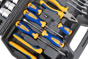 Kraft KT700303 Набор инструмента 1/2&quot;DR и 1/4&quot;DR 56 предметов, PRO