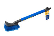 Kraft KT830053 Щетка на шланг с мягкой распушенной щетиной, 50 см, рабочая поверхность 17 см, пластик/полимер