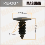 Masuma KE061 Клипса автомобильная (автокрепеж) MASUMA    061-KE  [уп.50]