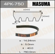 Masuma 4PK750 Ремень привода навесного оборудования