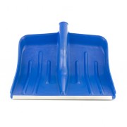 Сибртех 61618 Лопата для уборки снега пластиковая, синяя, 420 х 425 мм, без черенка, Россия, Сибртех