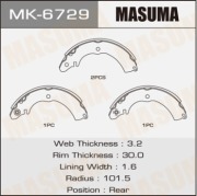 Masuma MK6729 Колодки тормозные
