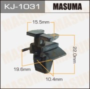 Masuma KJ1031 Клипса (пластиковая крепежная деталь)