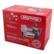 Skyway S02001007 Компрессор металлический 35л/мин в прикуриватель SKYWAY БУРАН-04 Улучшенное охлаждение, сумка, 7атм