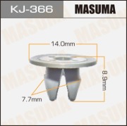 Masuma KJ366 Клипса (пластиковая крепежная деталь)