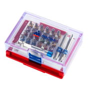 Мастак 05811028C Набор вставок (бит) 1/4&quot;&quot;, PH, PZ, Hex, Torx, Slotted, 28 предметов