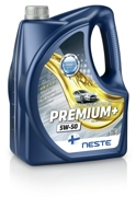 NESTE 116645 Масло моторное NESTE Premium+ 5W-50 синтетика 5W-50 4 л.