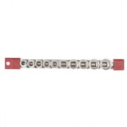 Matrix 13558 Набор торцевых головок, 3/8, шестигранные, CrV, 10 шт, 8-19 мм Matrix