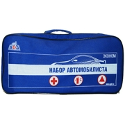 AGA AGADOR1 Набор автомобилиста AGA №1-Эконом (аптечка бюджет, огнетушитель, знак авар.ост, перчатки) ткань ФЭСТ