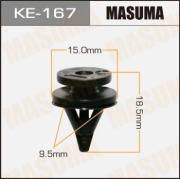 Masuma KE167 Клипса (пластиковая крепежная деталь)