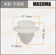 Masuma KE126 Клипса (пластиковая крепежная деталь)