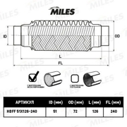 Miles HBFF51X126240