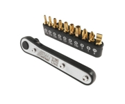 JTC JTCU11MC Набор бит 1/4&quot;&quot; SL6, PH1-2, T10Н-T40Н с ключом трещоткой 11 предметов