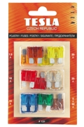 TESLA F131 Комплект предохранителей СТАНДАРТНЫХ 12 шт (5A.7,5A.10A.15A.20A.25A.30A) c индикатором LED