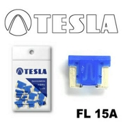 TESLA FL15A10 Предохранитель флажковый EXTRA MINI (MICRO) FL 15A синий (уп. 10 шт.)