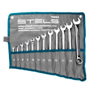 Stels 15284 Набор ключей комбинированных 12 шт, 6-22 мм, антислип Stels
